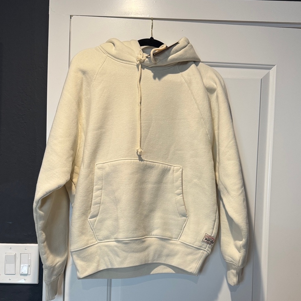 NWT Stussy Workgear Natural Hoodie Sweatshirt